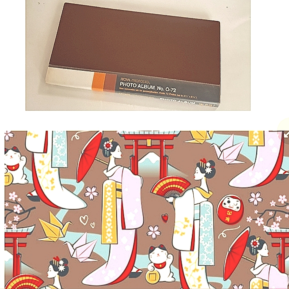 Photo Trading Cards Album Itoya Profolio Holds 72 Items Japan Sturdy Brown Slim